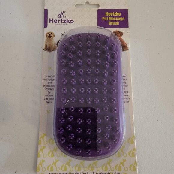 Hertzko Pet Bath & Massage Brush -New - Picture 3 of 6